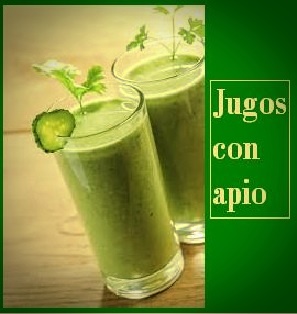 jugos con apio