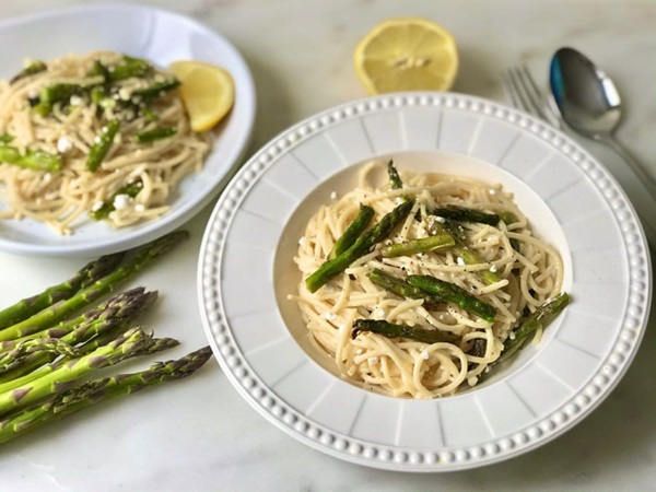 espaguetti con esprragos