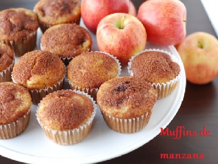 muffins de manzana