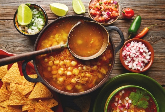 receta de cocina para preparar pozole rojo