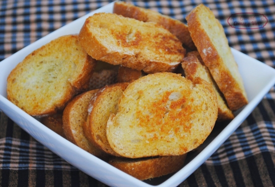 recetas para preparar tostaditas de pan