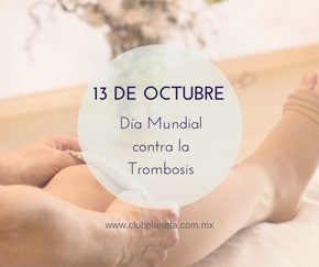13 de octubre, día mundial contra la 
 trombosis