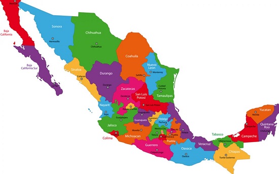 regiones de mxico