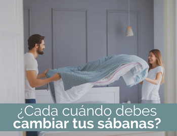 �cada cu�ndo debes cambiar tus s�banas?
 
